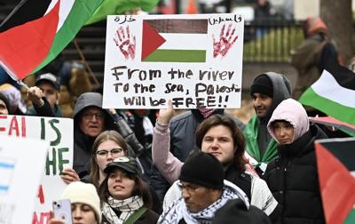 Charge against Calgary pro-Palestine protester stayed as debate rages over chant