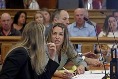 A woman accused of killing her Boston police officer boyfriend was framed, her attorneys say