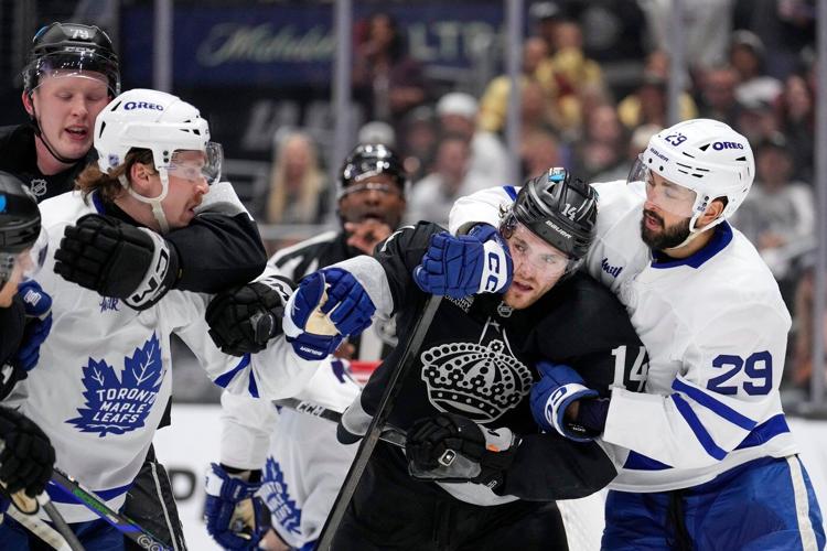 Byfield scores in OT to boost Kings' playoff hopes with 7-6 win over Leafs