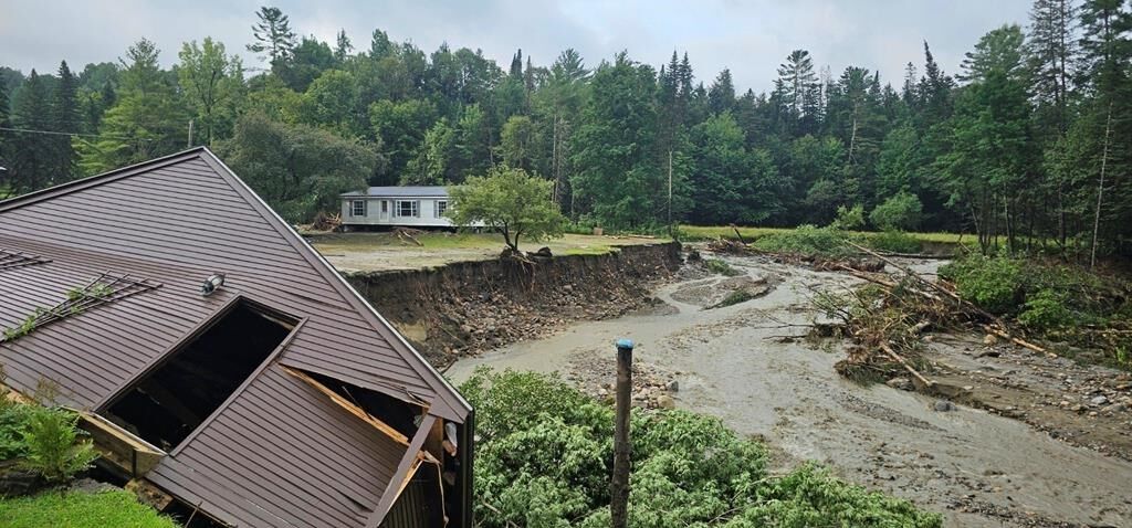 More flooding hits Vermont with washed-out roads, smashed vehicles and destroyed homes