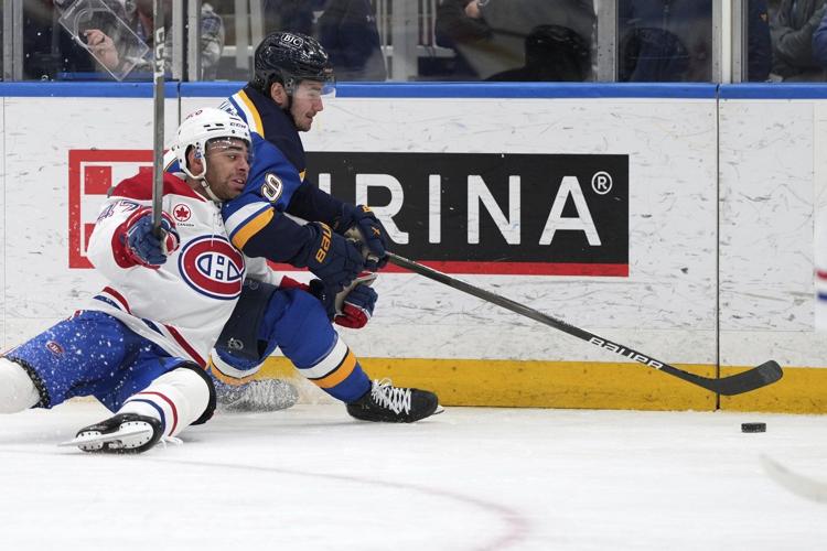 Broberg, Thomas lead surging Blues to 6-1 win over Canadiens