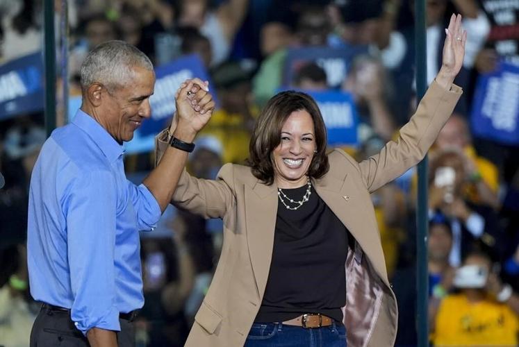 Obama, Springsteen boost Harris as she warns of ‘brutally serious’ consequences if Trump wins