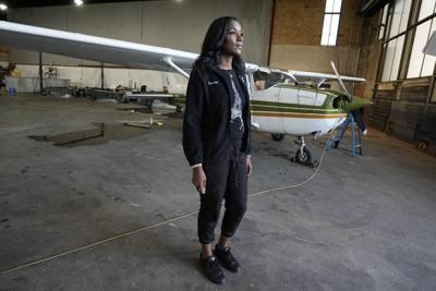 Black teens learn to fly and aim for careers in aviation in the footsteps of Tuskegee Airmen
