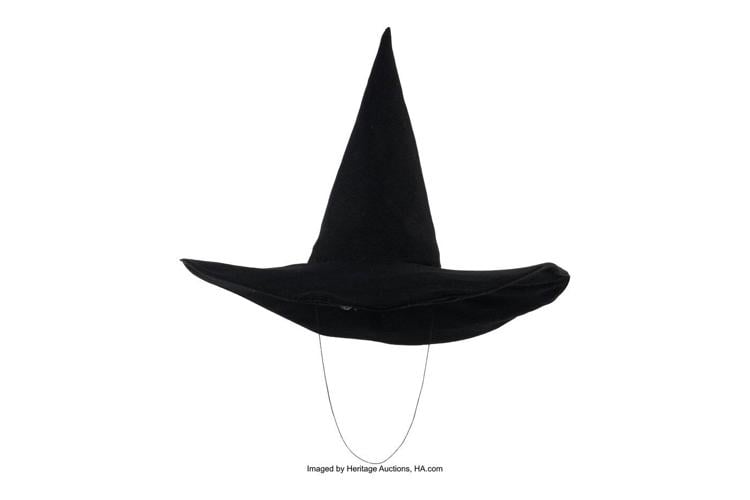 Black hat worn by the Wicked Witch of the West in 'The Wizard of Oz' is going up for auction