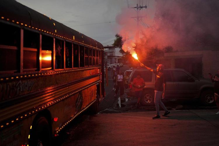 AP PHOTOS: Former US school buses get a second life in Panama