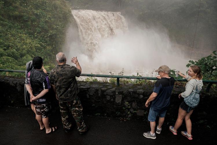 Tropical Storm Lala rakes Hawaii with high winds and rain without making landfall