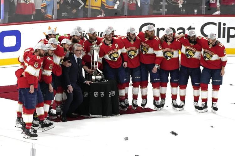 Tkachuk sends Panthers to Stanley Cup Final, after topping Hurricanes 4-3 for sweep