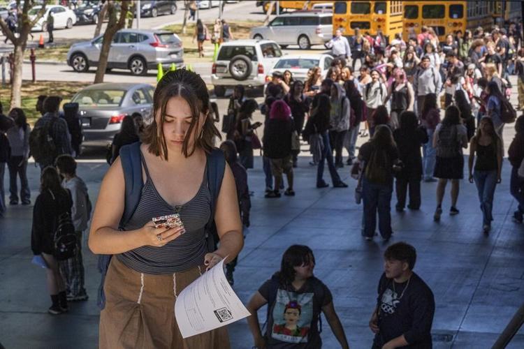 California Gov. Gavin Newsom nudges school districts to restrict student cellphone use