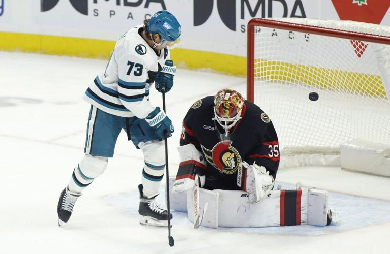 Batherson paces Senators to 7-4 win over Sharks