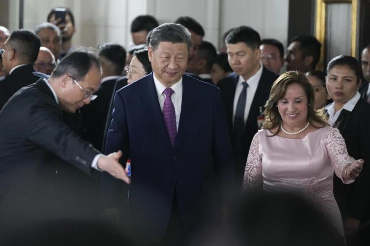 China's president unveils a megaport in Peru, but locals say they're being left out