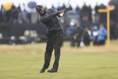 Tiger Woods in danger of missing cut at British Open again after 8-over 79 at Royal Troon