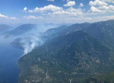 Work continues on six significant wildfires near B.C.'s Slocan Lake
