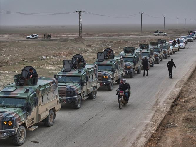 Syria's interior ministry forces enter key city under deal with Kurdish-led SDF