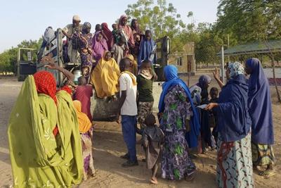 Hundreds of hostages, mostly women and children, are rescued from Boko Haram extremists in Nigeria