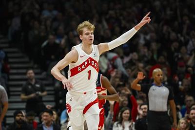 Travellin' Man: Raptors rookie Gradey Dick learning on two teams at the same time