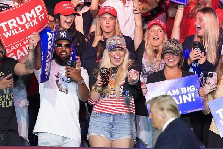 Trump wants to narrow his deficit with women but he's not changing how he talks about them