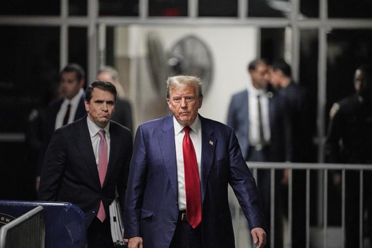 The Latest | Trump could see more gag order sanctions as 10th day of hush money trial gets underway