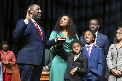 Cherelle Parker publicly sworn in as Philadelphia's 100th mayor