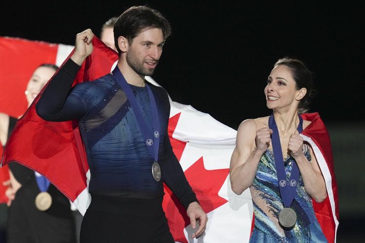 Canada's Stellato-Dudek, Deschamps, second after pairs short program in France