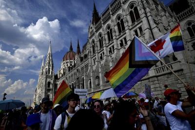 Hungary's LGBTQ+ community defies government ban on Pride march