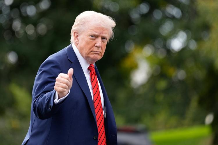 President Donald Trump visits Walter Reed medical center for a 'semiannual physical'