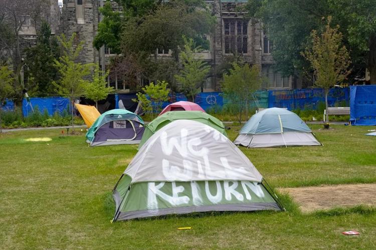 Les manifestants du campement à l'Université de Toronto s'engagent à quitter