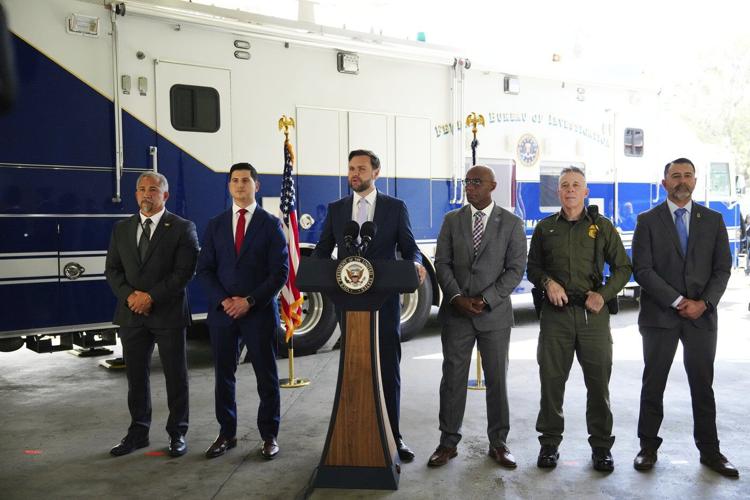 Gregory Bovino, head of Los Angeles campaign, shows how immigration agents rack up arrests