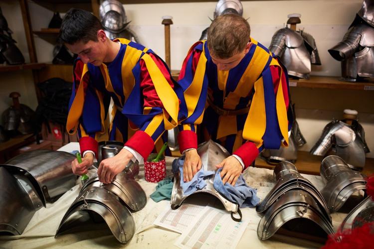 The Pontifical Swiss Guard’s newest recruits join the world's oldest standing army, in photos