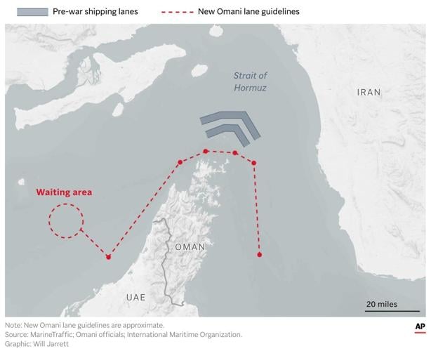 UN agency pauses evacuation of ships through the Strait of Hormuz after attack on vessel