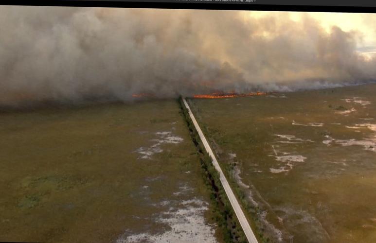 Texas wildfire prompts evacuations as Arkansas and Florida also battle blazes