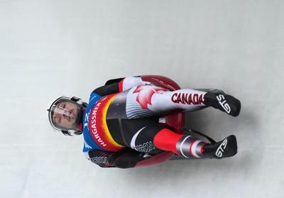 Podulsky, Susko slide to seventh at pair's first luge World Cup women's doubles