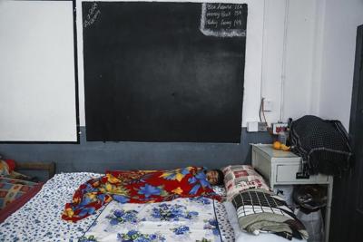 They ran for their lives as boulders and water banged at their door. Now everything is buried in mud