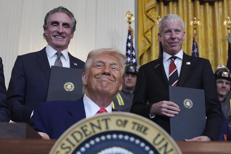 The Latest: Treasury secretary says Trump will keep 10% import tariff, raise import tax on China