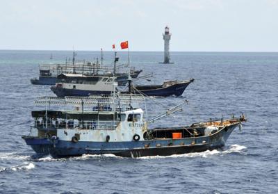 A report says Chinese fishing vessels used North Korean crews in breach of UN bans