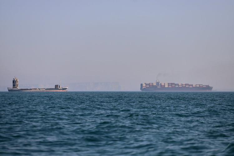 Tanker set ablaze after being struck by projectile in the Strait of Hormuz as Iran mourns Khamenei