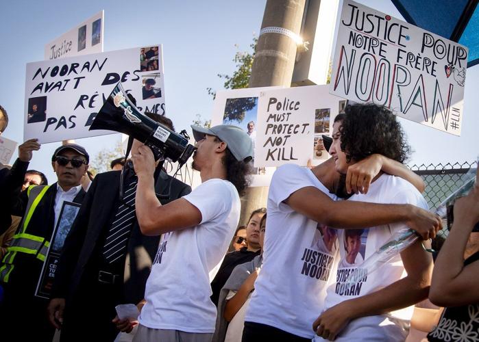 'Devastated:' Family, friends hold vigil for 15-year-old boy fatally shot by police
