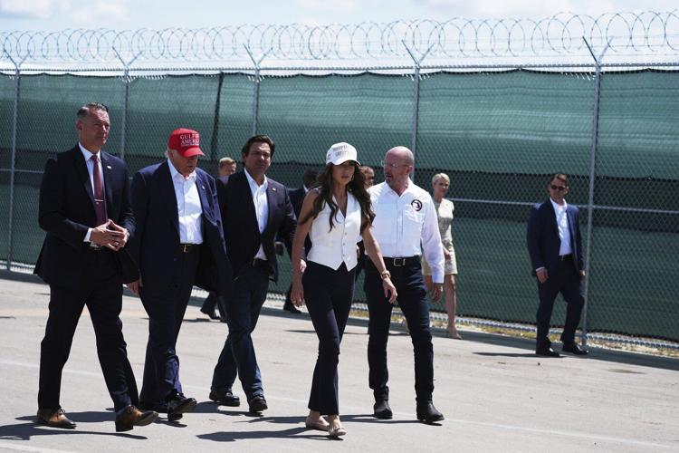 Trump toured Florida's immigration detention center in the Everglades. Here's what to know