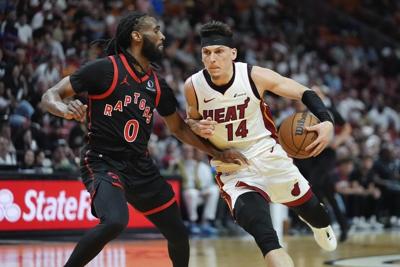 Heat tune up for postseason by topping Raptors 118-103 in regular season finale