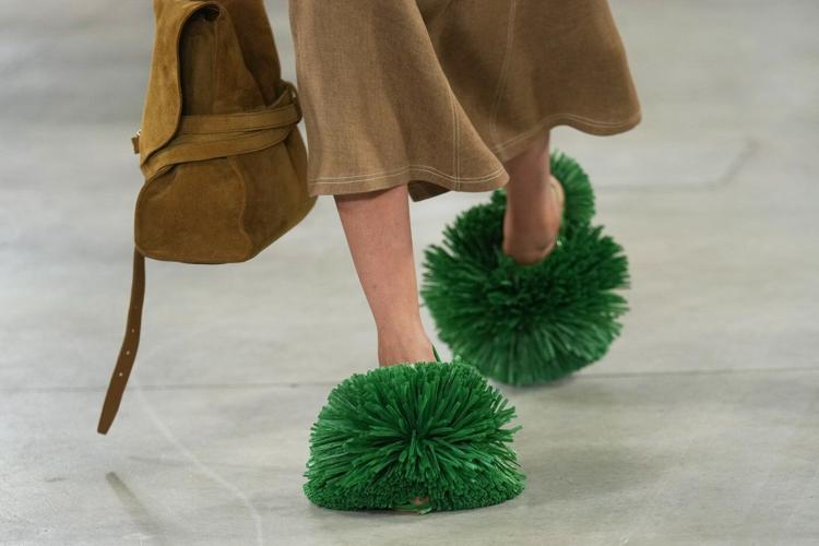 Moschino keeps irony alive on the Milan runway, nearly single-handedly