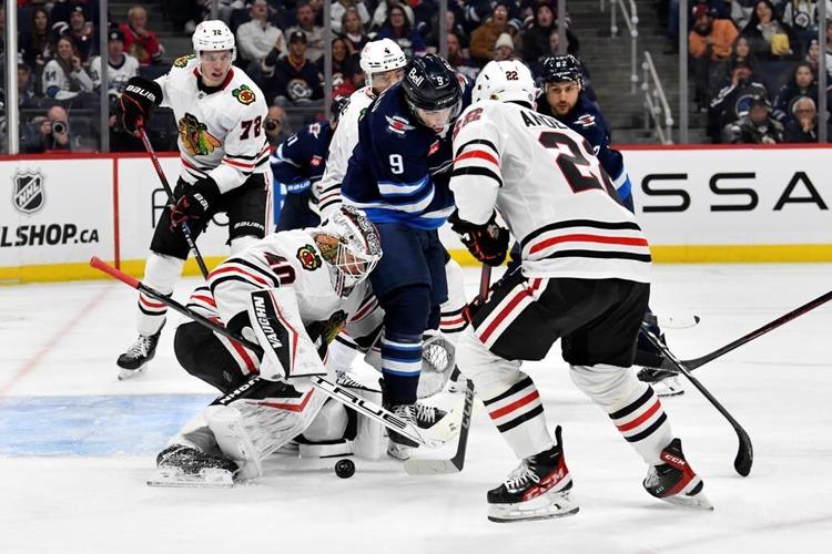 Scheifele scores late in third, adds OT winner to give Jets a 2-1 win over Blackhawks