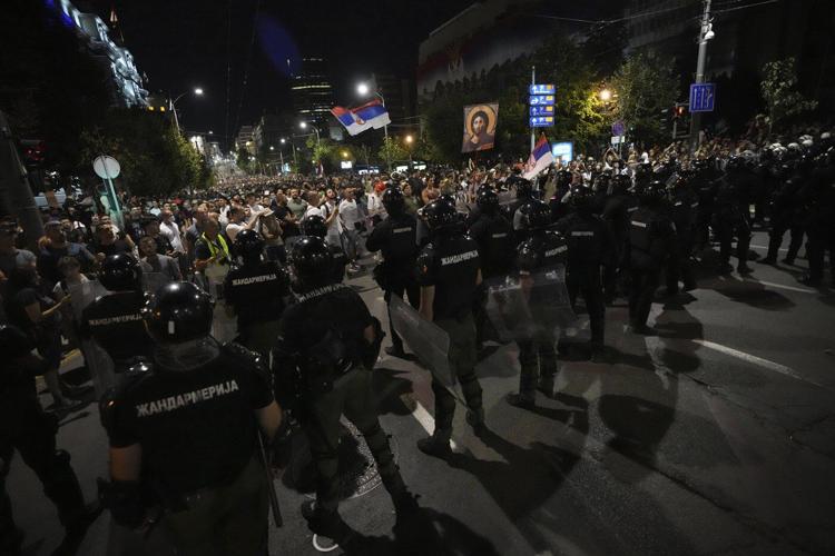 Serbian protesters are back on the streets as clashes with government loyalists escalate