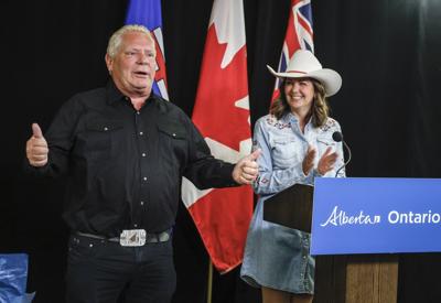 Ontario Premier Doug Ford pitches railway to Ring of Fire, Alberta is on board