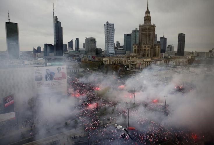 Thousands join nationalist march on Polish Independence Day
