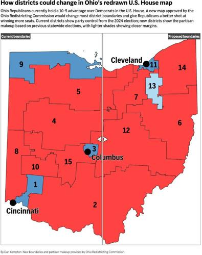 Ohio panel and Virginia lawmakers move forward with congressional redistricting plans