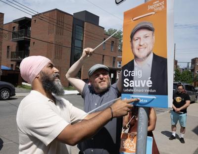 NDP defends Montreal byelection flyer with Palestinian flag, 'genocide' accusation