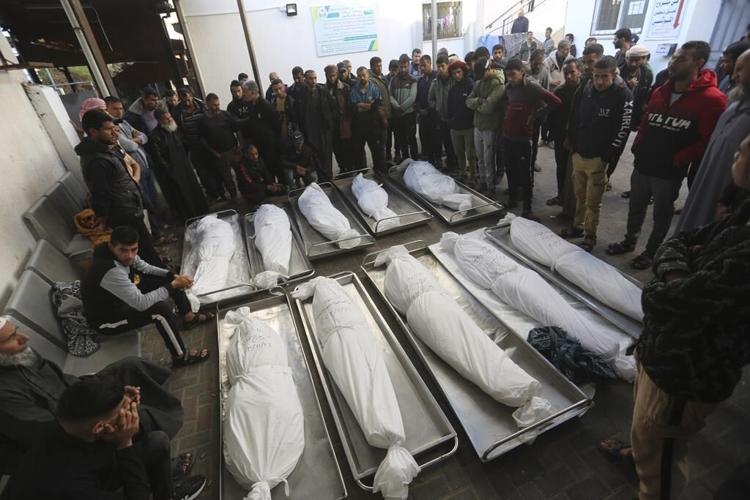 Aid to Gaza halted with communications down for a second day, as food and water supplies dwindle
