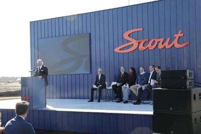 Volkswagen-backed Scout Motors, in nod to past, toasts start of construction of electric SUV plant