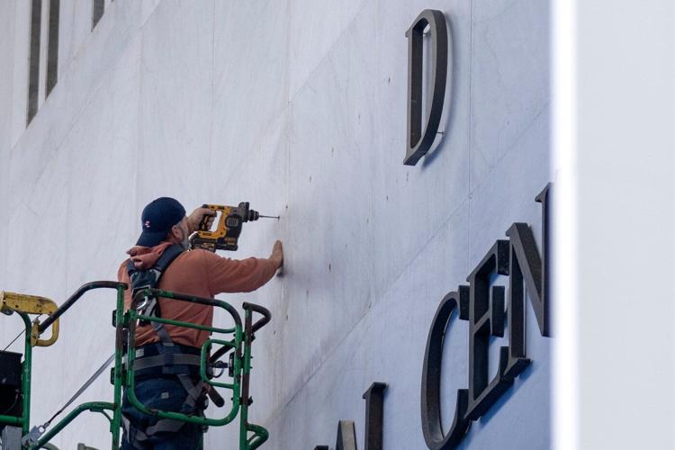 The Kennedy Center starts work to add Trump's name onto the building