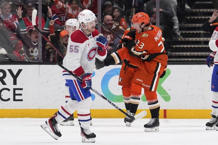 Killorn leads Ducks' rally to 3-2 win over skidding Canadiens
