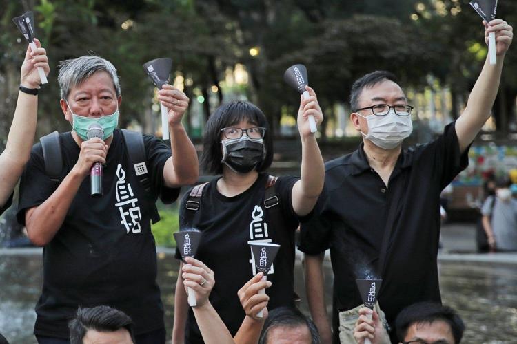 Hong Kong court to deliver verdict for 2 prominent former Tiananmen vigil organizers